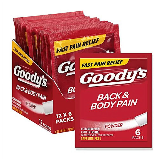 Goody's Back & Body Pain 12-6pks