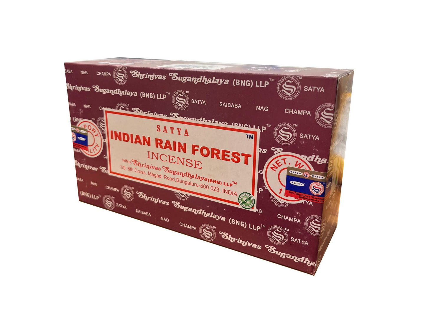 Satya Indian Rain Forest Incense 15g 12/bx