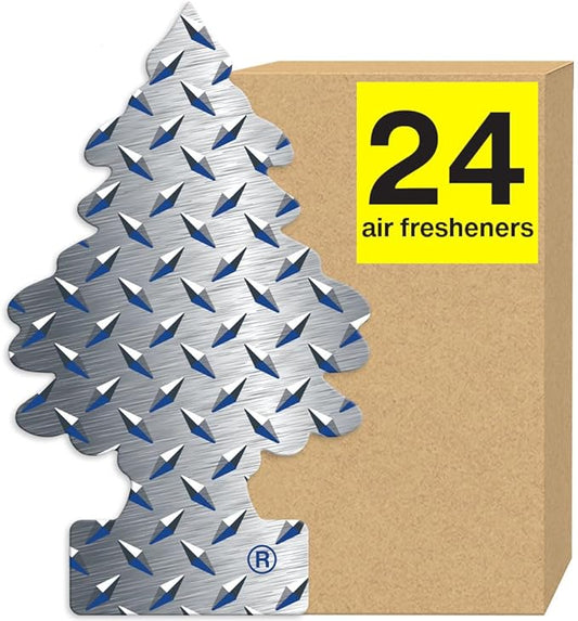 Little Tree Air Freshener Pure Steel 24bx