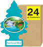 Little Tree Air Freshener Rainforest Mist 24bx