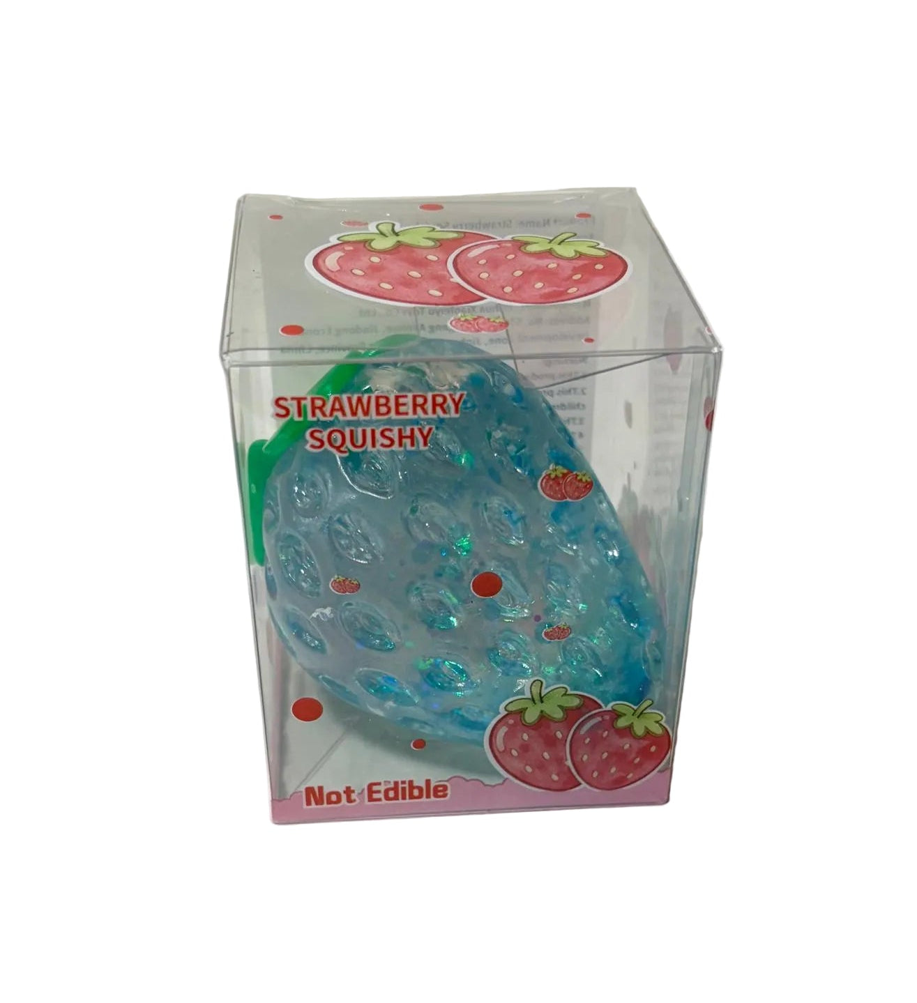 Squishy Strawberry Vent Toy Asst Colors 12/bx