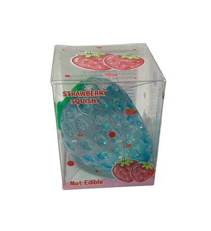 Squishy Strawberry Vent Toy Asst Colors 12/bx