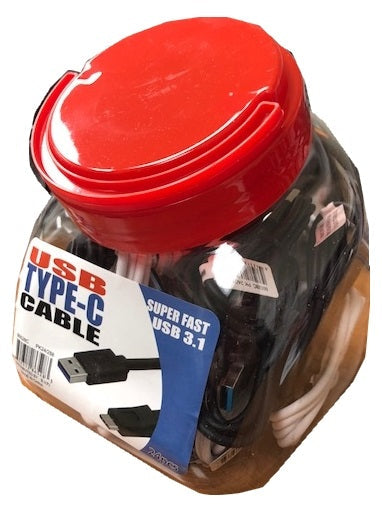USB to TYPE C Charging Cable 24/Jar (Not for iphone)