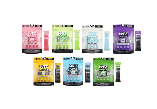 WEZ WIPES Fresh Body Wipes 12pcs