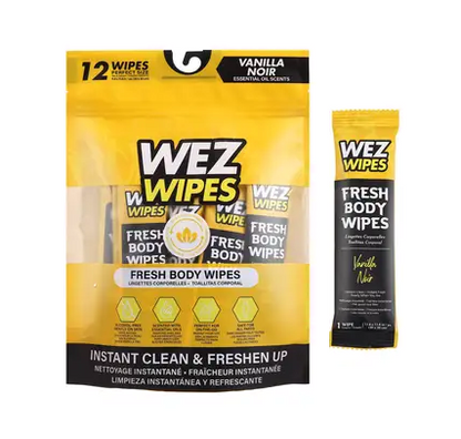 WEZ WIPES Fresh Body Wipes 12pcs